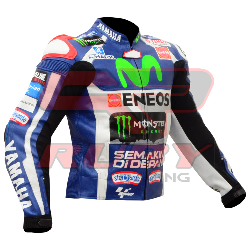 Jorge Lorenzo Motorbike Riding Jacket Front Right Side