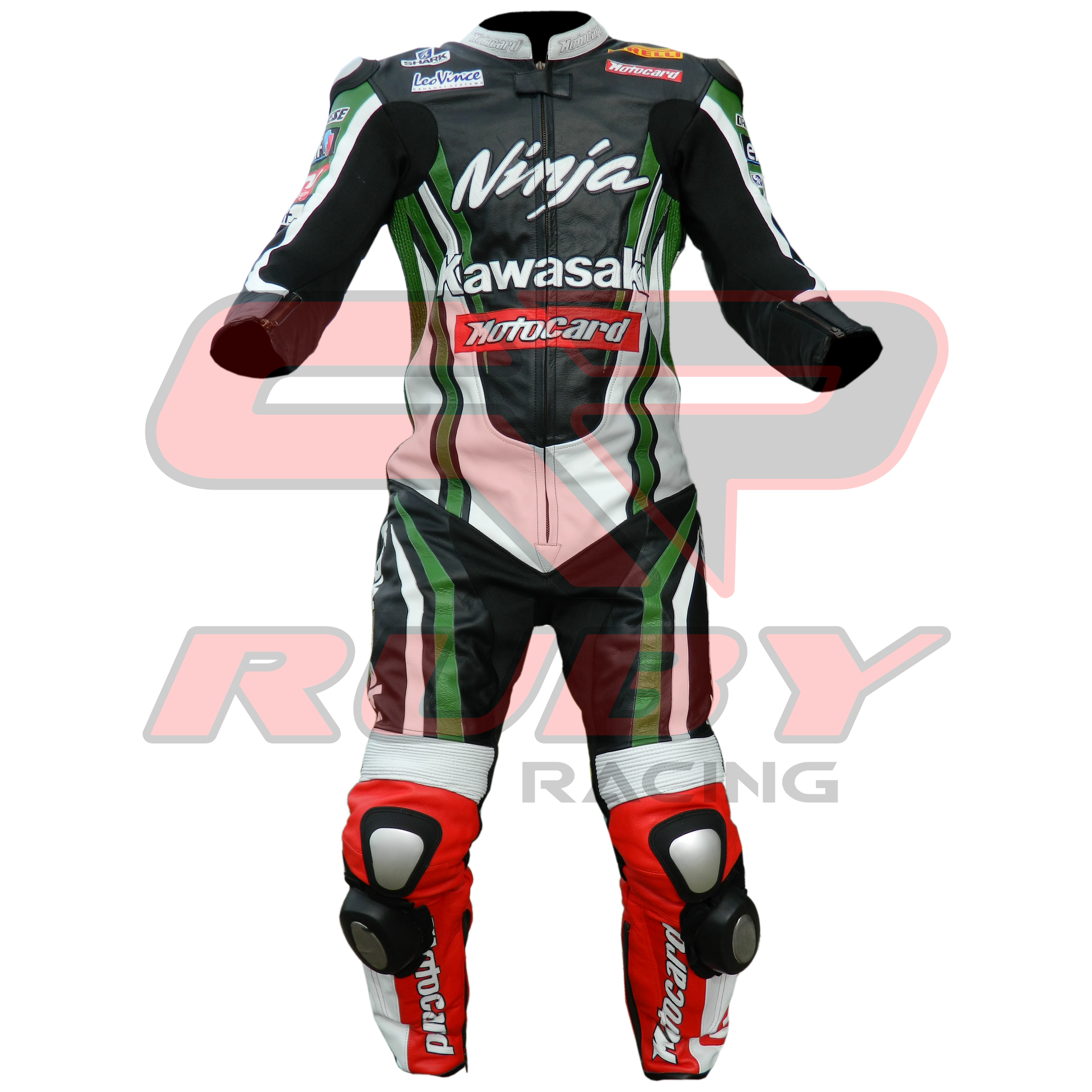 Tom Sykes KNinja Motorbike Racing Suit Front View