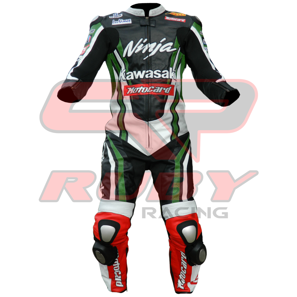 Tom Sykes KNinja Motorbike Racing Suit Front View