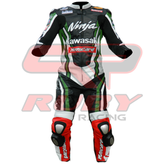 Tom Sykes KNinja Motorbike Racing Suit Front View