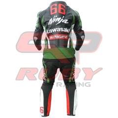 Tom Sykes KNinja Motorbike Racing Suit Back View