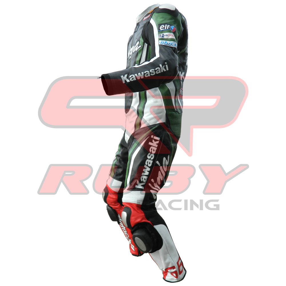 Tom Sykes KNinja Motorbike Racing Suit Left View