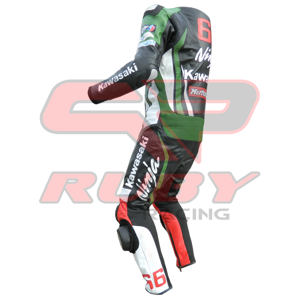 Tom Sykes KNinja Motorbike Racing Suit left View-2