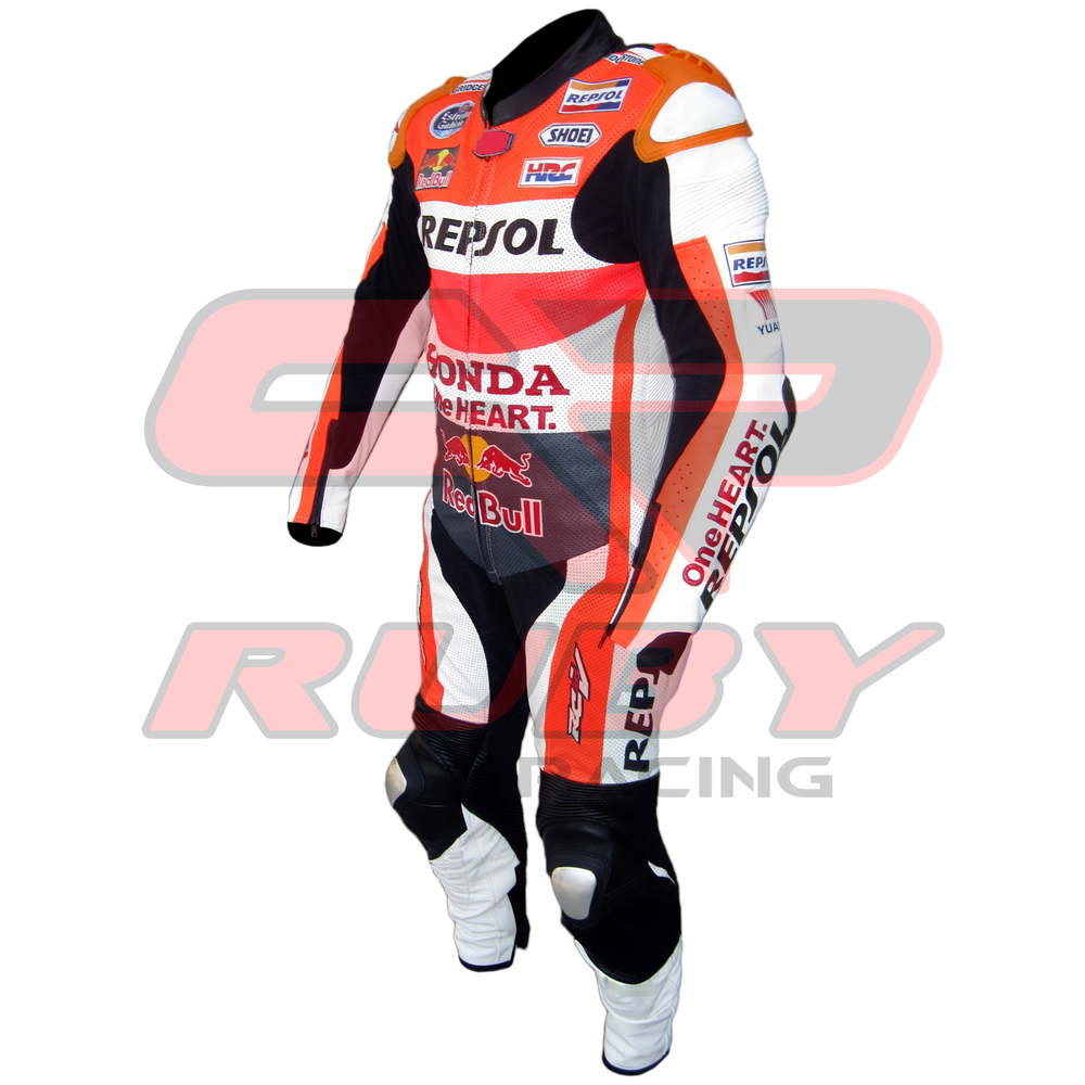 Marc Marquez Honda Repsol MotoGP 2015 Racing Leather Suit Left View