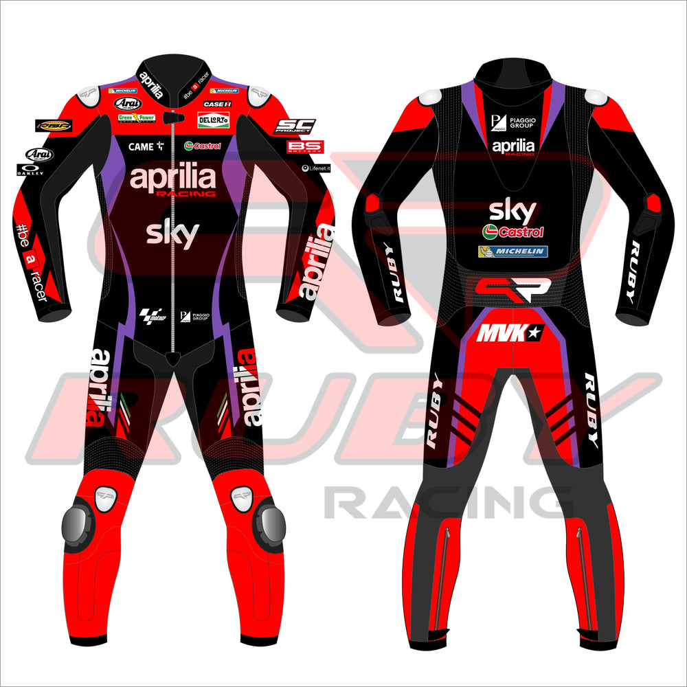 Maverick Vinales MotoGP 2024 Aprilia Race Suit