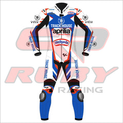 Miguel Oliveira 2024 Aprilia Motorbike Race Suit Front View