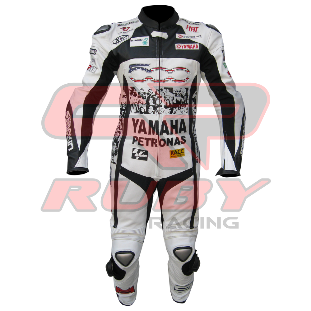 Petronas 500 Faces Leather Biker Suit Front View