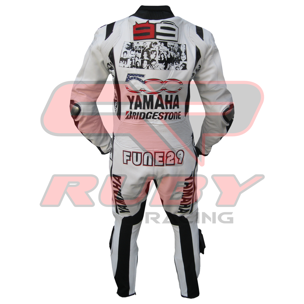 Petronas 500 Faces Leather Biker Suit Back View