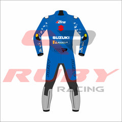 Alex Rins Suzuki MotoGP 2021 Racing Suit Back View