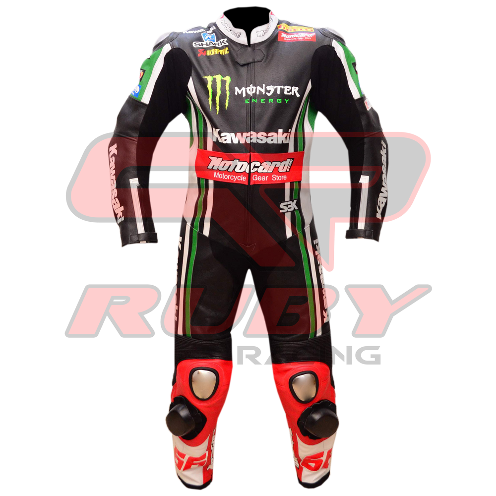 Tom Sykes KNinja Motorbike Riding Suit Front