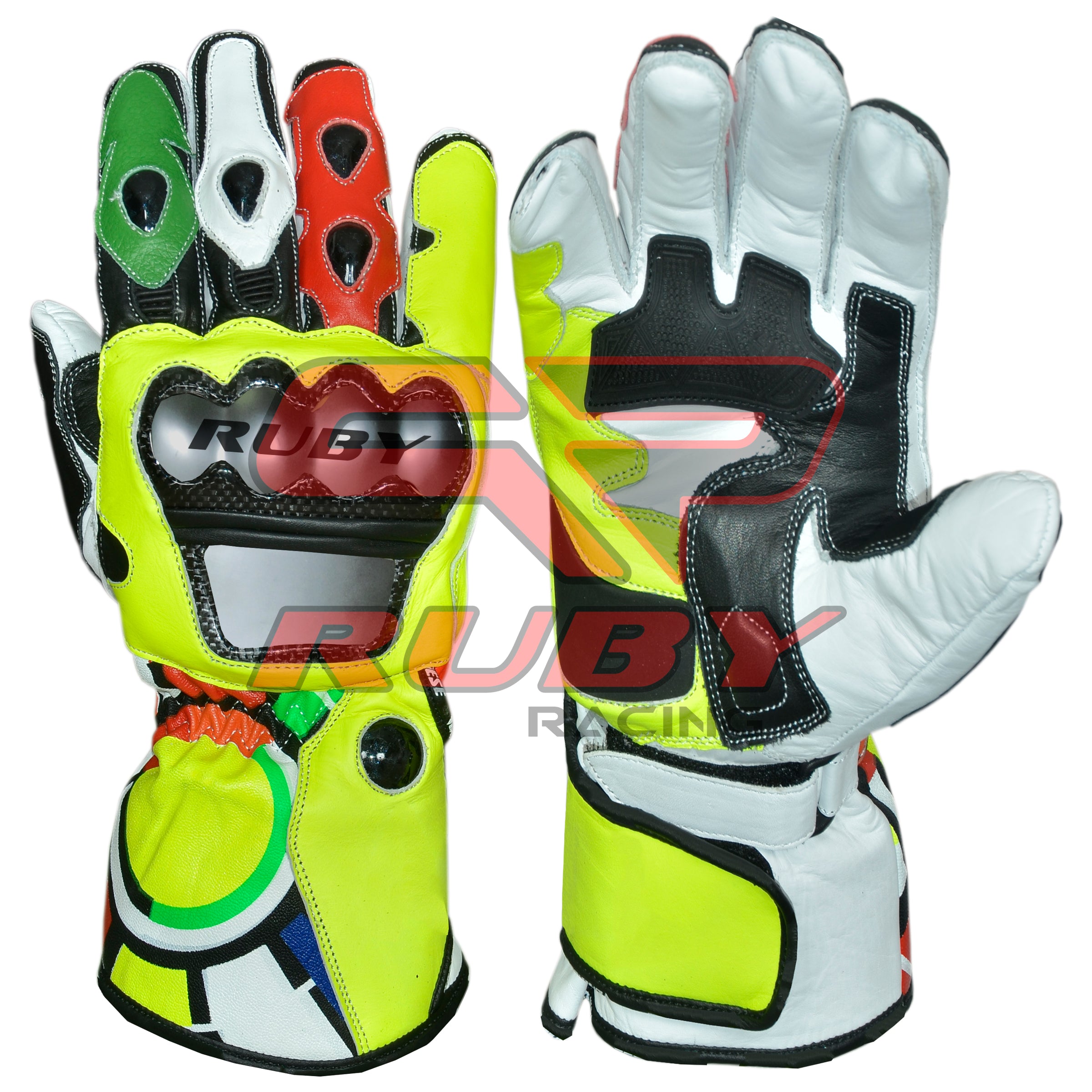 Rossi Mens Motorbike Gloves 1