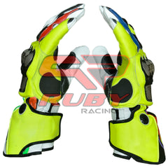 Rossi Mens Motorbike Gloves 4