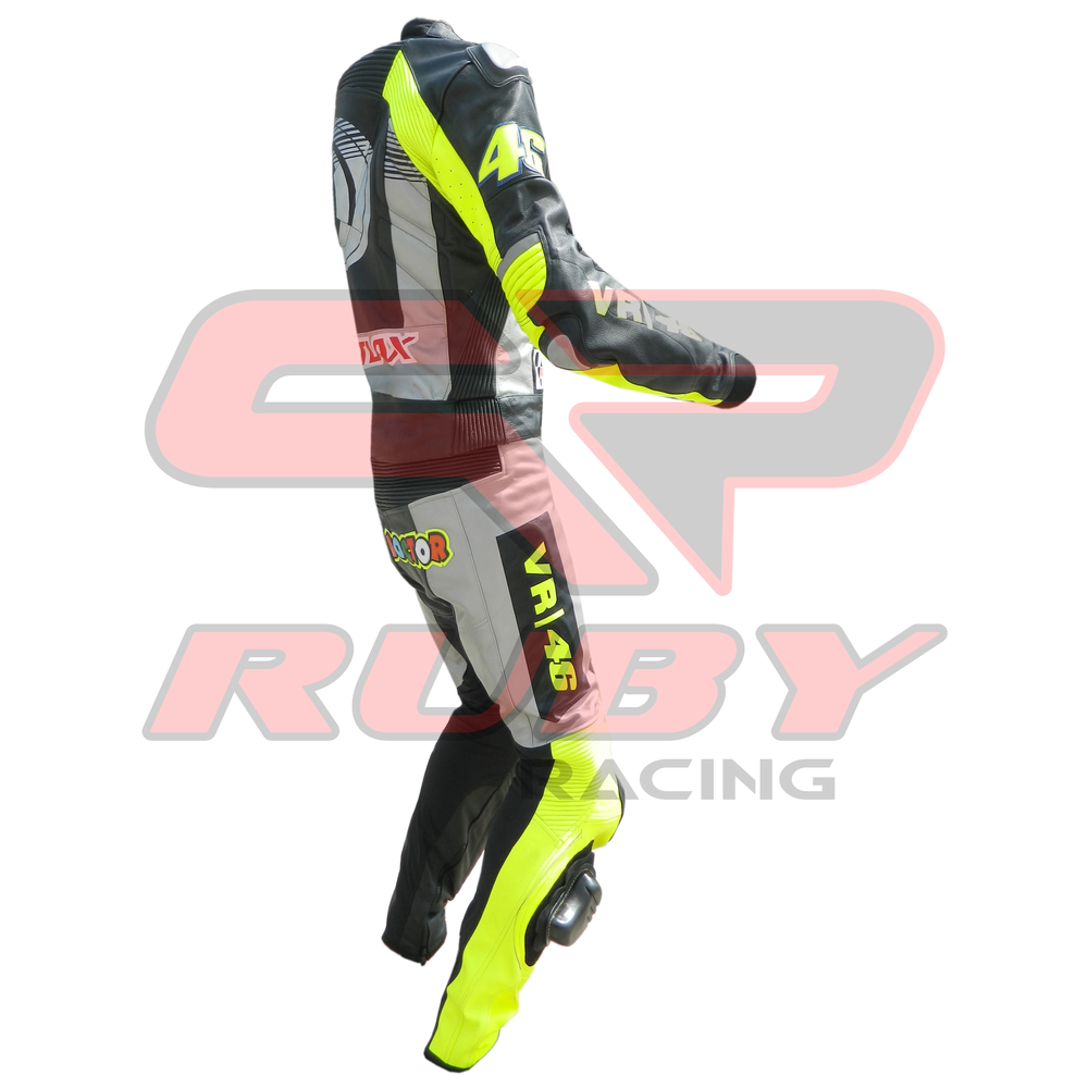 Valentino Rossi Winter Test Motorbike Racing Leather Suit Right View