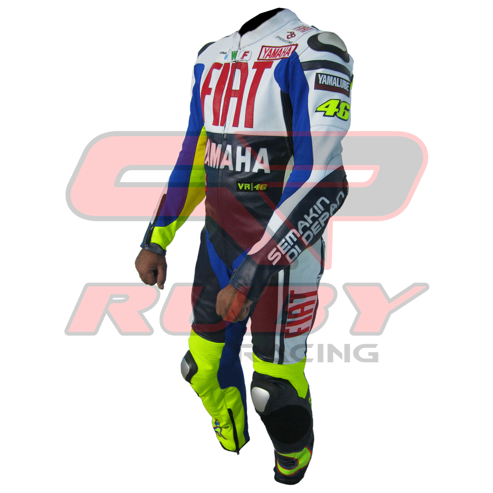 Rossi Fiat Motorbike Racing Suit  Left View
