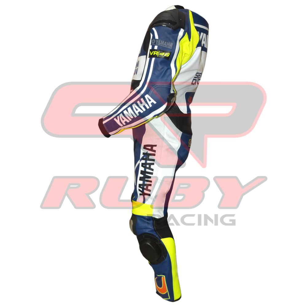 Rossi MotoGP Racing Leather Suit Left View