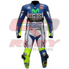 Rossi 2015 Motorbike Racing Leather Suit Front