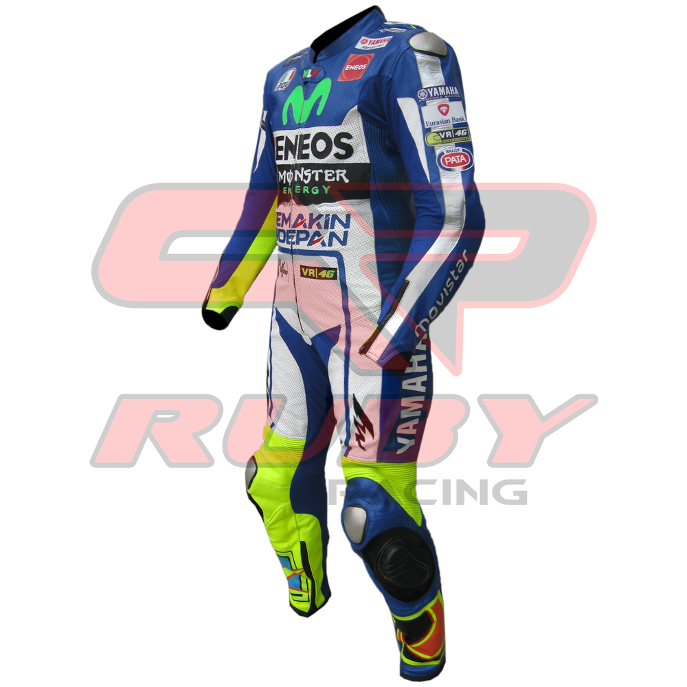 Rossi 2015 Motorbike Racing Leather Suit Left-1