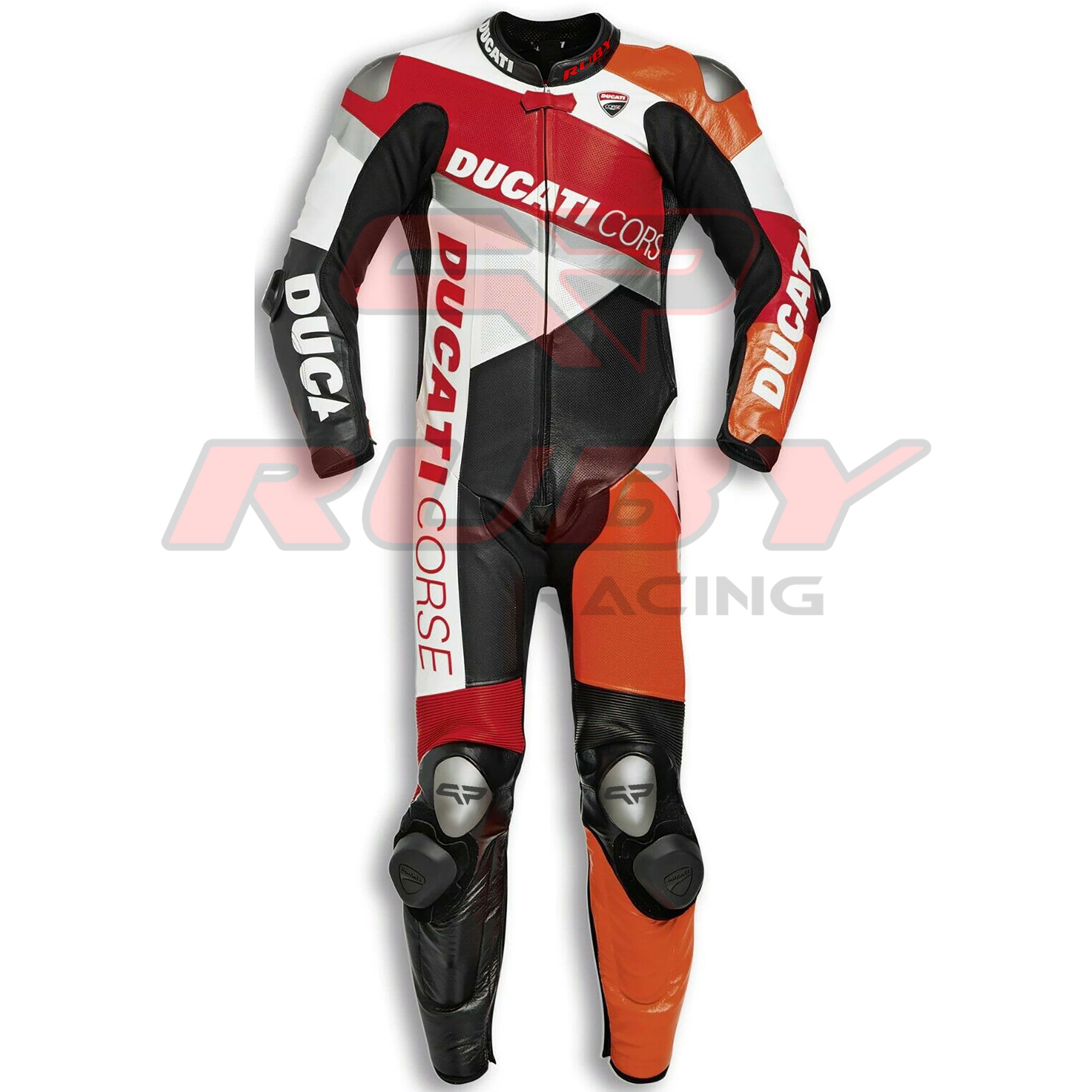 Ducati Men Motorbike Racing Leather Suit