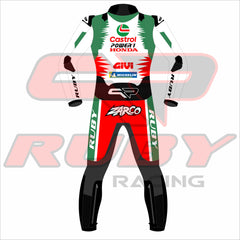 Johann Zarco Honda Castrol MotoGP 2024 Race Suit Back View