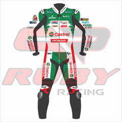 Johann Zarco Honda Castrol MotoGP 2024 Race Suit Front View